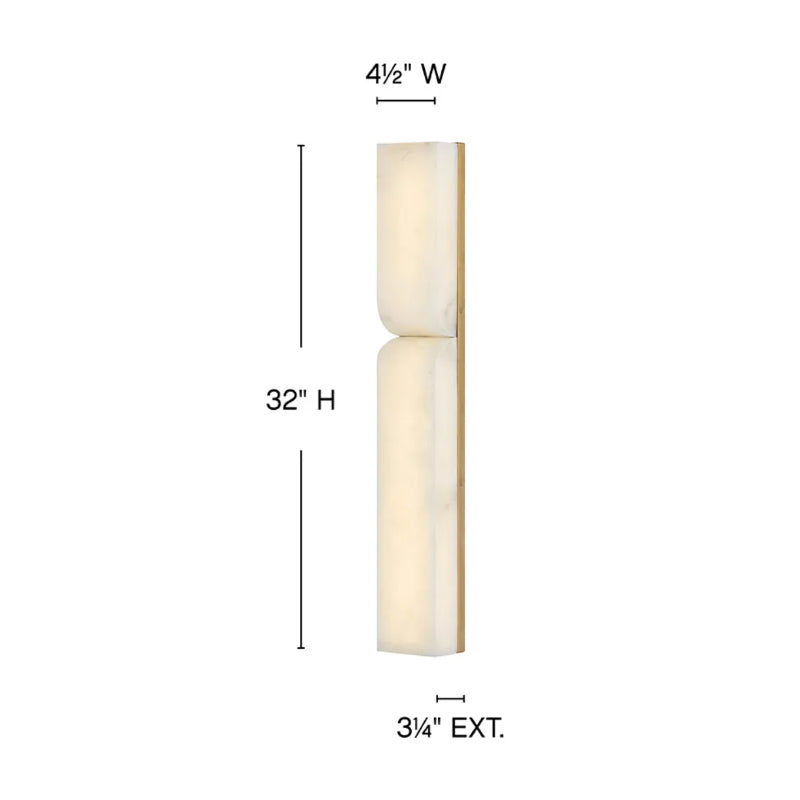 Fredrick Ramond FR41972 Alune 32" Tall LED Wall Sconce