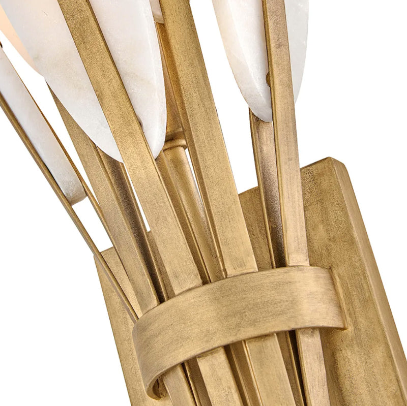 Fredrick Ramond FR43100 Nerine 1-lt 20" Tall LED Wall Sconce - Burnished Gold