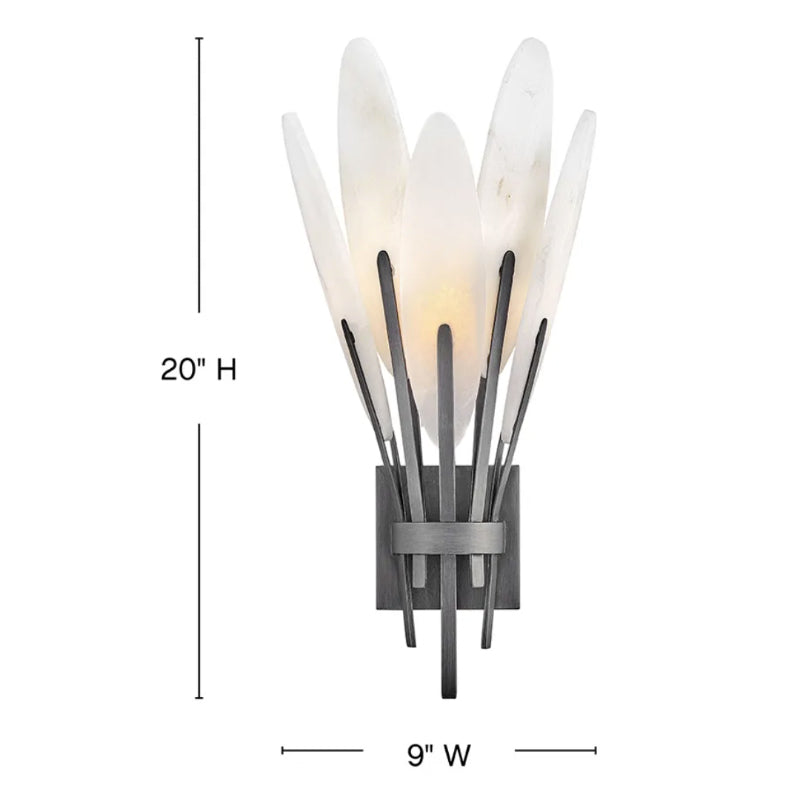 Fredrick Ramond FR43100 Nerine 1-lt 20" Tall LED Wall Sconce