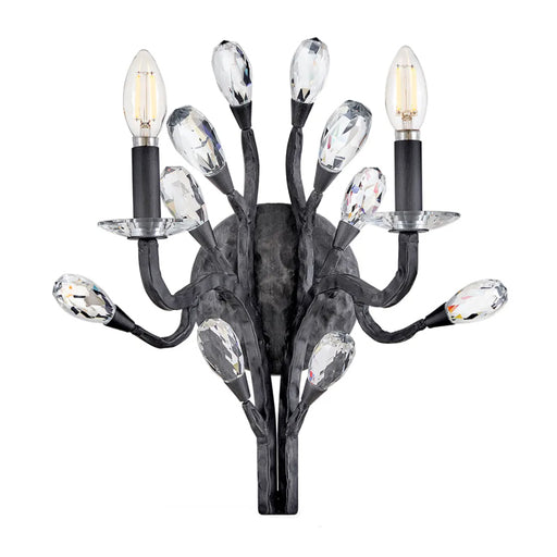 Fredrick Ramond FR46802 Eve 2-lt 16" Tall LED Wall Sconce - Brushed Graphite