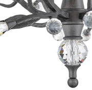 Fredrick Ramond FR46809 Eve 9-lt 34" LED Chandelier - Brushed Graphite