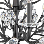 Fredrick Ramond FR46809 Eve 9-lt 34" LED Chandelier - Brushed Graphite