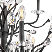 Fredrick Ramond FR46810 Eve 12-lt 49" LED Chandelier - Brushed Graphite