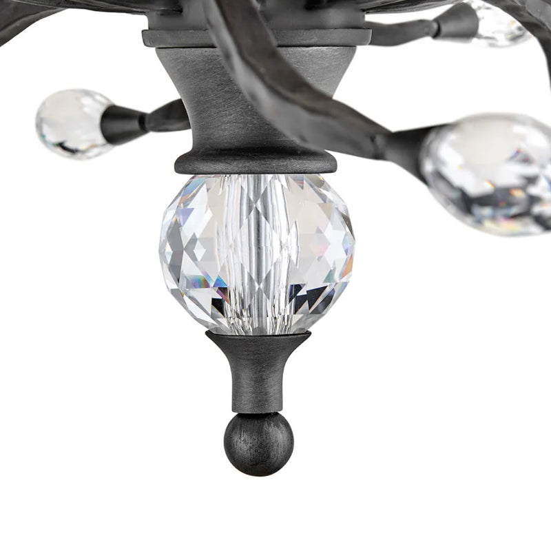 Fredrick Ramond FR46810 Eve 12-lt 49" LED Chandelier - Brushed Graphite