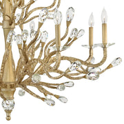 Fredrick Ramond FR46810 Eve 12-lt 49" LED Chandelier - Champagne Gold