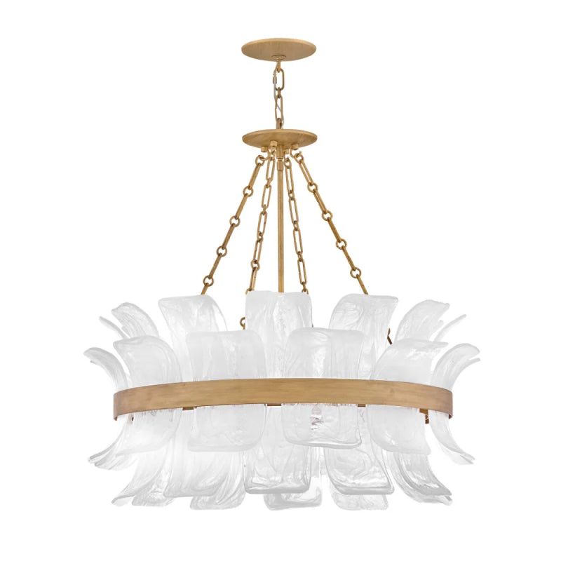 Fredrick Ramond FR46914 Fleur 6-lt 34" LED Chandelier