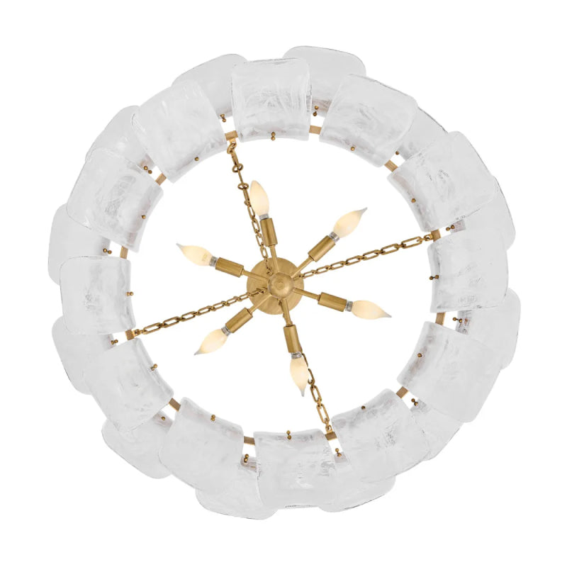 Fredrick Ramond FR46914 Fleur 6-lt 34" LED Chandelier