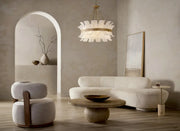 Fredrick Ramond FR46914 Fleur 6-lt 34" LED Chandelier