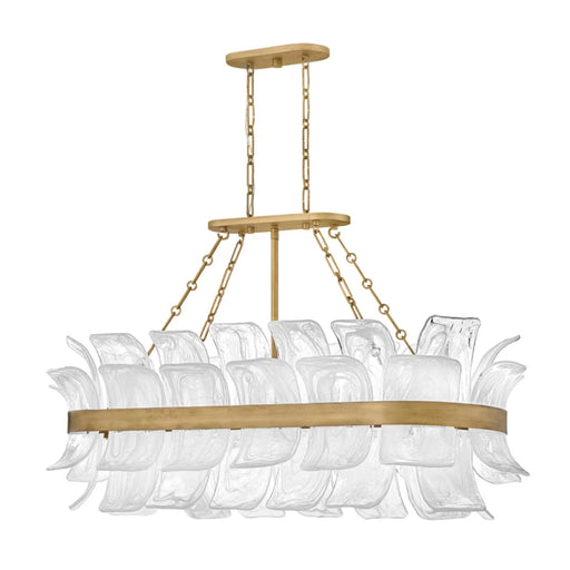 Fredrick Ramond FR46915 Fleur 10-lt 48" LED Linear Chandelier