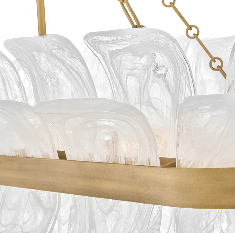 Fredrick Ramond FR46915 Fleur 10-lt 48" LED Linear Chandelier