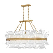 Fredrick Ramond FR46915 Fleur 10-lt 48" LED Linear Chandelier