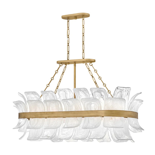 Fredrick Ramond FR46915 Fleur 10-lt 48" LED Linear Chandelier