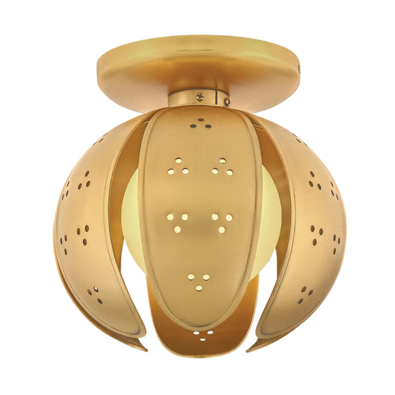 Fredrick Ramond FR46962-LL Anthos 1-lt 9" LED Semi-Flush Mount