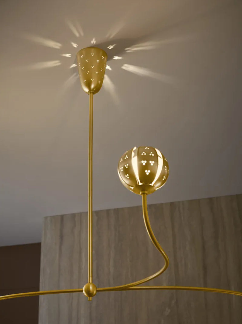 Fredrick Ramond FR46963-LL Anthos 4-lt 54" LED Chandelier