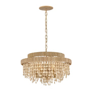 Fredrick Ramond FR47003 Freya 5-lt 22" LED Semi-Flush Mount