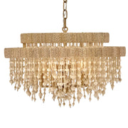 Fredrick Ramond FR47003 Freya 5-lt 22" LED Semi-Flush Mount