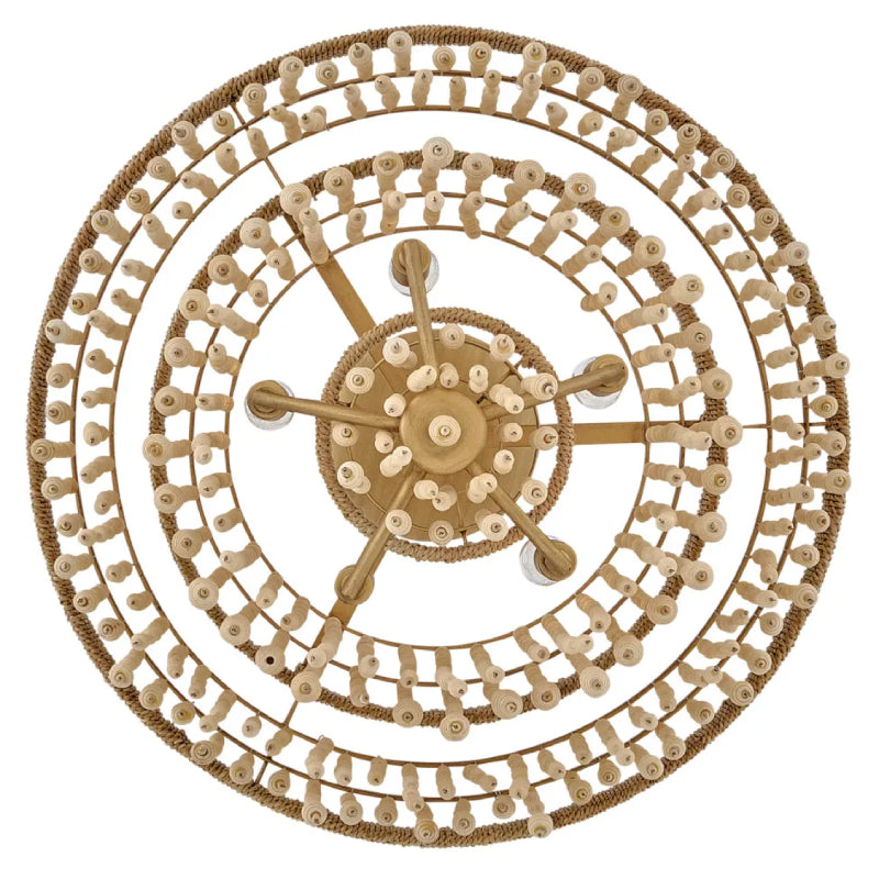 Fredrick Ramond FR47003 Freya 5-lt 22" LED Semi-Flush Mount