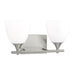Visual Comfort DJV1022 Toffino 2-lt 16" Vanity Light - Brushed Steel