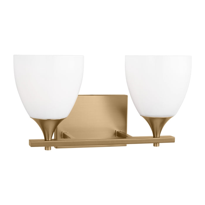 Visual Comfort DJV1022 Toffino 2-lt 16" Vanity Light - Satin Brass