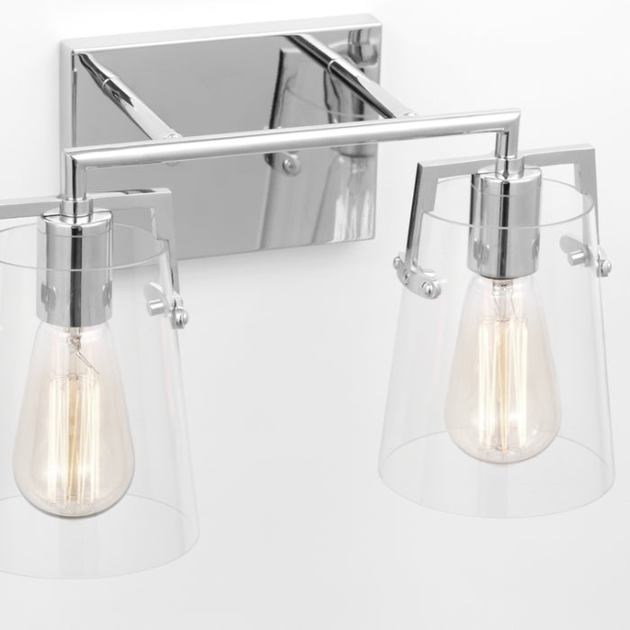 Visual Comfort DJV1032 Crofton 2-lt 15" Vanity Light - Chrome