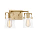 Visual Comfort DJV1032 Crofton 2-lt 15" Vanity Light - Satin Brass