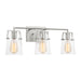 Visual Comfort DJV1033 Crofton 3-lt 24" Vanity Light - Brushed Nickel