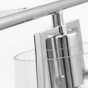 Visual Comfort DJV1034 Crofton 4-lt 33" Vanity Light - Chrome Clear Glass