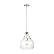 Visual Comfort P1483 Zora 1-lt 17" Pendant - Satin Nickel