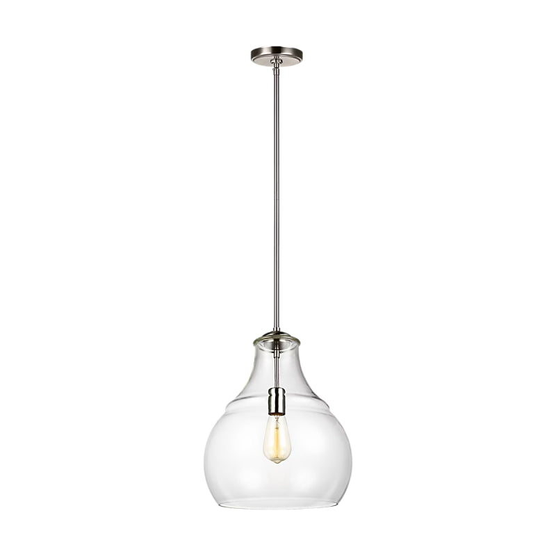 Visual Comfort P1483 Zora 1-lt 17" Pendant - Satin Nickel