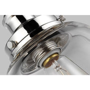 Visual Comfort P1349 Baskin 1-lt 9" Pendant - Polished Nickel