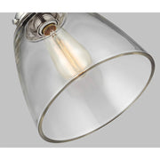 Visual Comfort P1349 Baskin 1-lt 9" Pendant - Polished Nickel