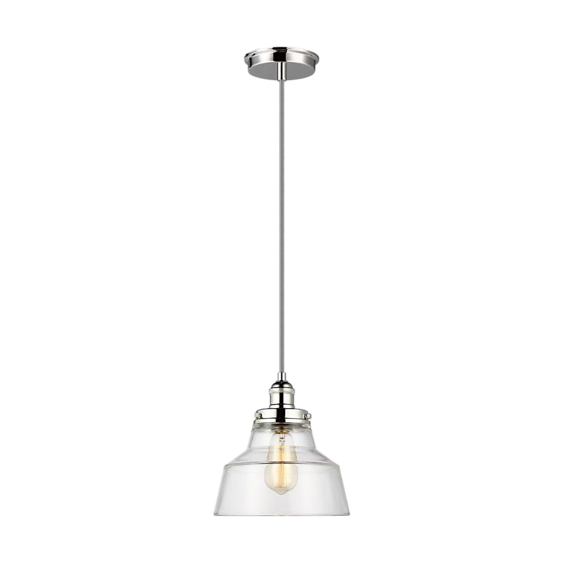 Visual Comfort P1348 Baskin 1-lt 10" Pendant - Polished Nickel