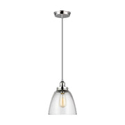 Visual Comfort P1349 Baskin 1-lt 9" Pendant - Polished Nickel