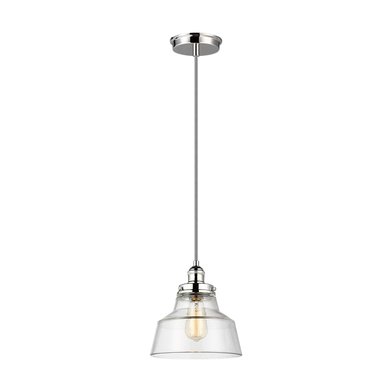 Visual Comfort P1348 Baskin 1-lt 10" Pendant - Polished Nickel