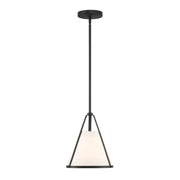 Crystorama FUL-900 Fulton 1-lt 9" Pendant - Black
