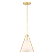 Crystorama FUL-900 Fulton 1-lt 9" Pendant - Antique Gold