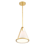 Crystorama FUL-900 Fulton 1-lt 9" Pendant - Antique Gold