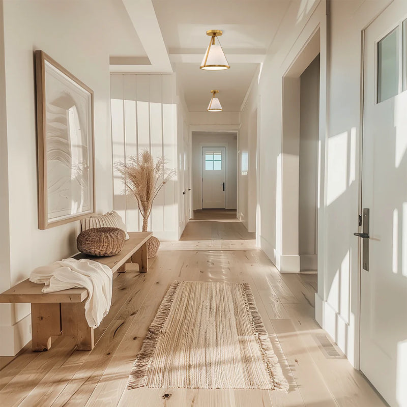 Crystorama FUL-900-CEILING Fulton 1-lt 9" Semi Flush Mount - Antique Gold