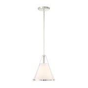 Crystorama FUL-900 Fulton 1-lt 9" Pendant - Polished Nickel