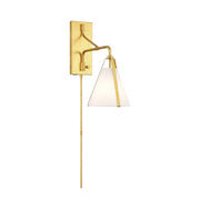 Crystorama FUL-901 Fulton 1-lt 18" Tall Task Wall Sconce - Antique Gold