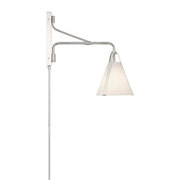 Crystorama FUL-901 Fulton 1-lt 18" Tall Task Wall Sconce - Polished Nickel