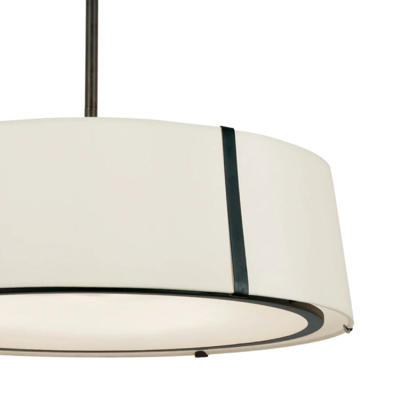 Crystorama FUL-907 Fulton 6-lt 24" Chandelier - Black