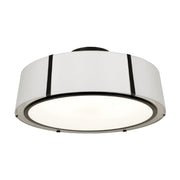 Crystorama FUL-907-CEILING Fulton 6-lt 24" Semi Flush Mount - Black