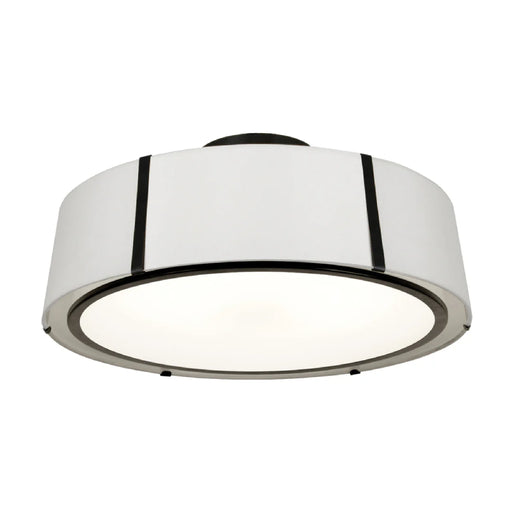 Crystorama FUL-907-CEILING Fulton 6-lt 24" Semi Flush Mount - Black