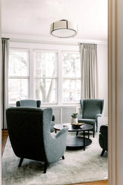 Crystorama FUL-907-CEILING Fulton 6-lt 24" Semi Flush Mount