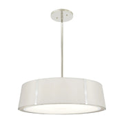 Crystorama FUL-907 Fulton 6-lt 24" Chandelier - Polished Nickel