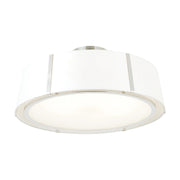Crystorama FUL-907-CEILING Fulton 6-lt 24" Semi Flush Mount - Polished Nickel