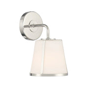 Crystorama FUL-911 Fulton 1-lt 10" Wall Sconce - Polished Nickel