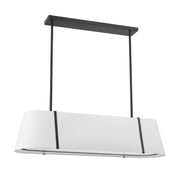 Crystorama FUL-917 Fulton 4-lt 42" Chandelier - Black