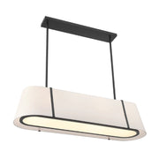 Crystorama FUL-917 Fulton 4-lt 42" Chandelier - Black